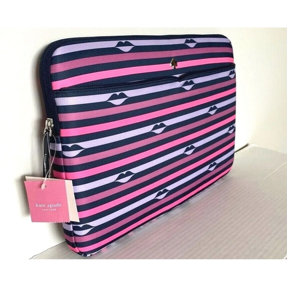 kate spade Accessories New Kate Spade Jae Lip Print Nylon Laptop